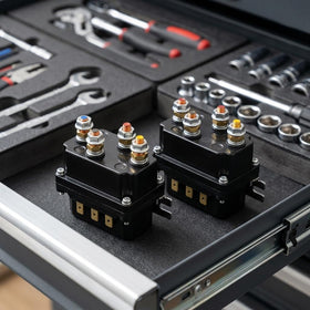 QWORK two relays laid out offering spare-on-hand benefit