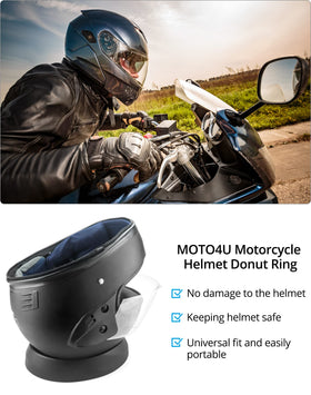 QWORK upside-down helmet on donut aiding ventilation and drying