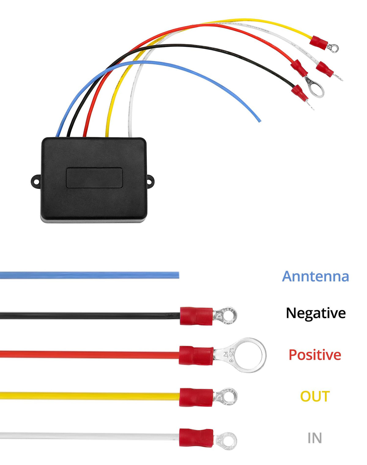 QWORK wiring connection detail demonstrating straightforward vehicle integration