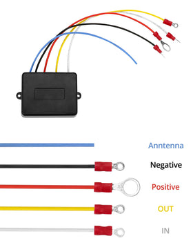 QWORK wiring connection detail demonstrating straightforward vehicle integration