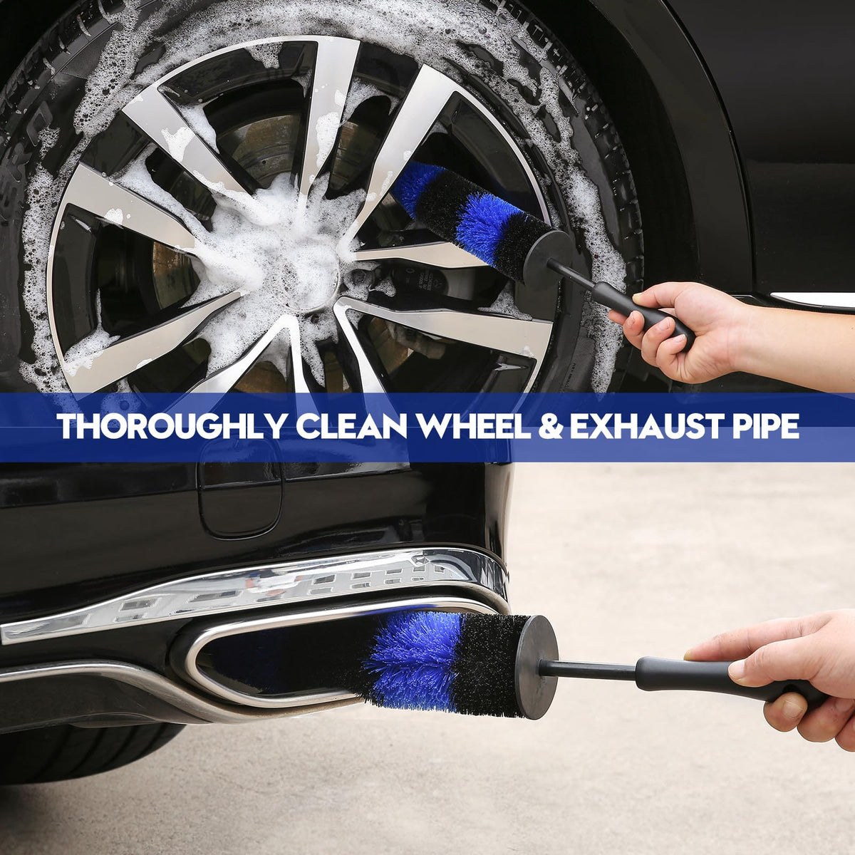 Qydipclin drill brushes and polishing pads detail for powered scrubbing and finishing