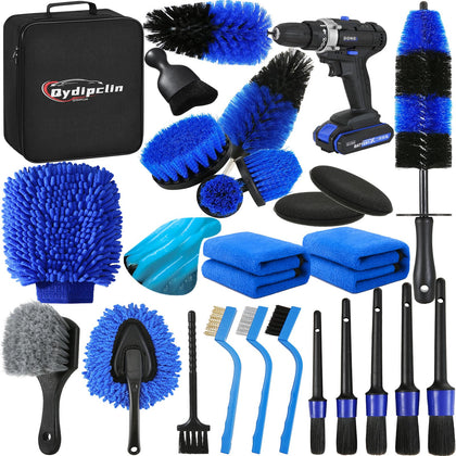 Qydipclin kit front view showing organized tools and bag for easy storage