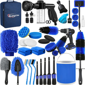 Qydipclin kit front view showing all included tools and bag for easy organization