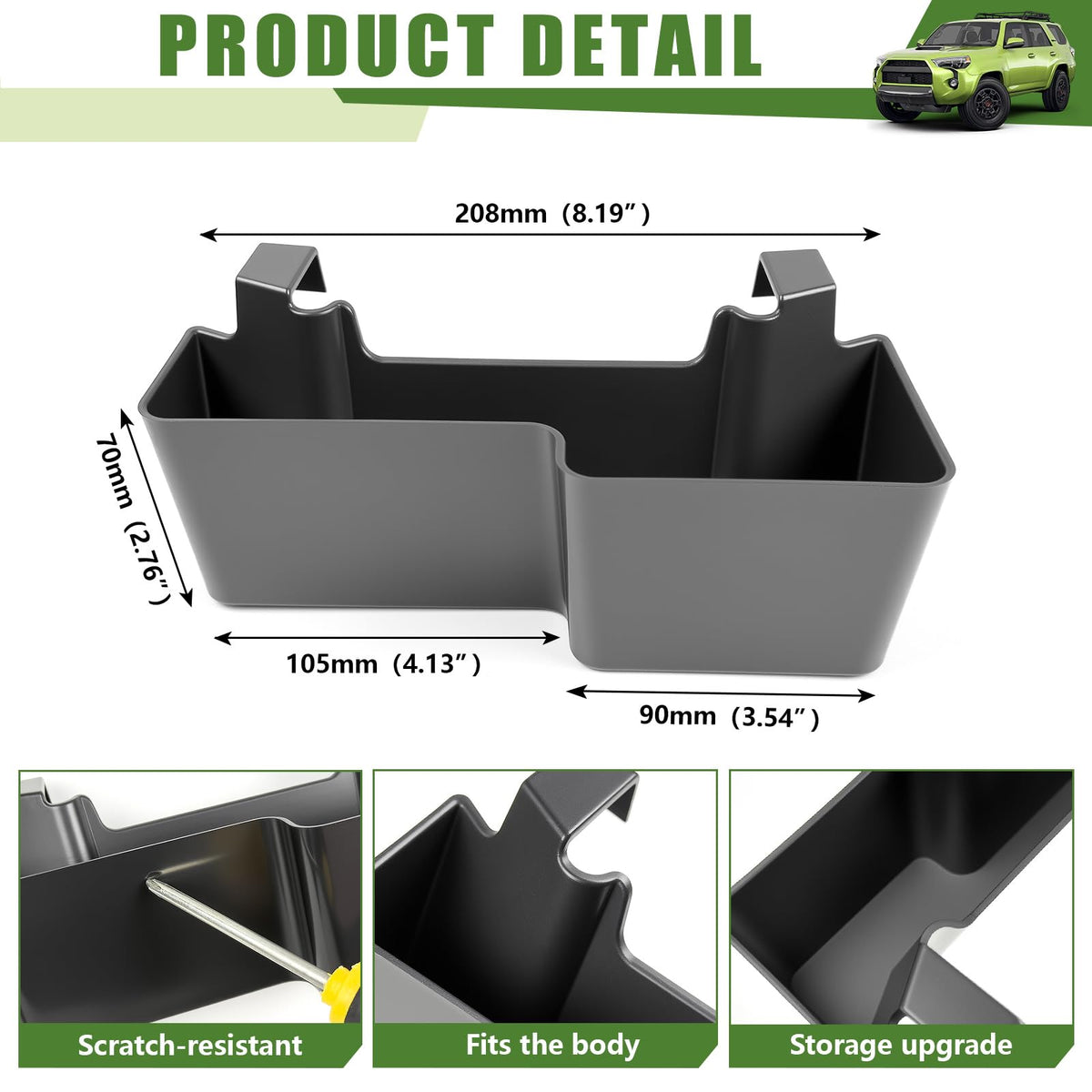 Qyebbk label and fitment info showing model-specific compatibility benefit