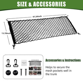 Qyebbk trunk organizer in outdoor trip setting keeping gear secure