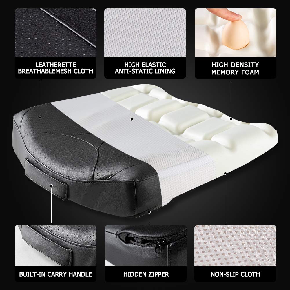 QYILAY cushion installed in car improving sightlines and support