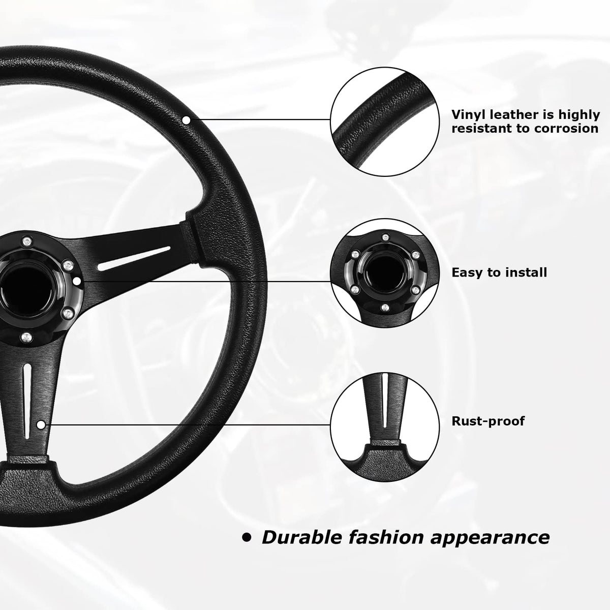 QYMOPAY aluminum alloy center detail showing durable lightweight core