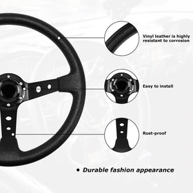 QYMOPAY aluminum hub detail with 6-bolt pattern for secure mounting