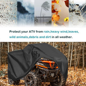 QYMOTO packed folded in truck bed for easy storage and travel