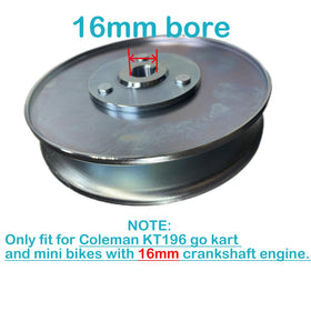 QYMOTO KT196 close-up of 16mm bore showing fit accuracy and secure connection