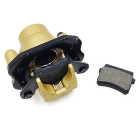 QYMOTO KT196 hydraulic inlet detail showing bleed port and secure connection