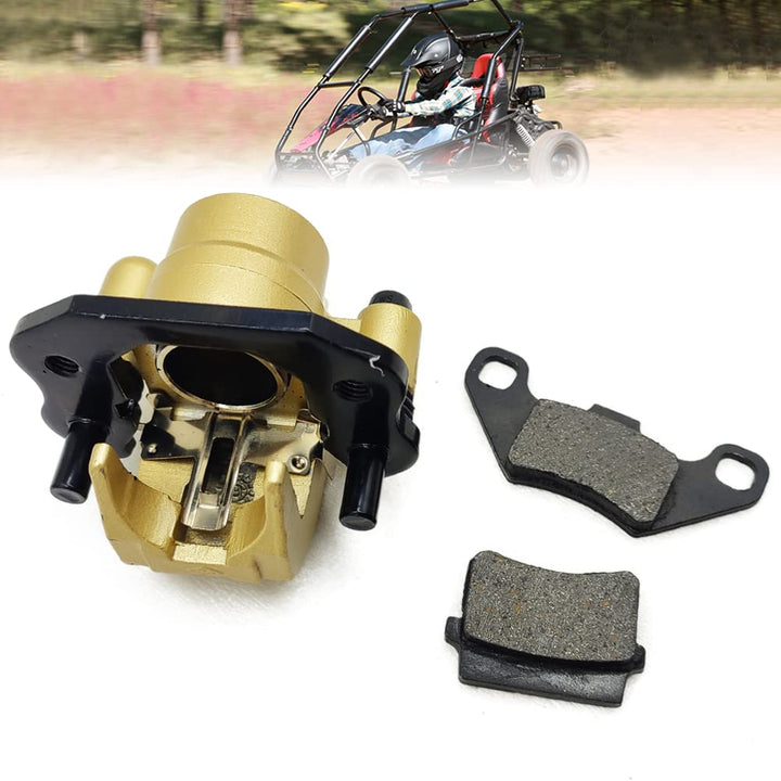 QYMOTO KT196 front view showing full caliper assembly and reliable fit
