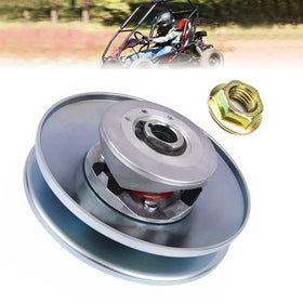QYMOTO KT196 front view showing pulley face and precise machining benefit clarity
