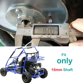 QYMOTO KT196 mounting lock nut pictured with pulley for complete installation convenience