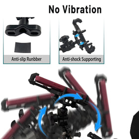 QYMOTO phone mounted landscape on ATV for navigation and recording benefit
