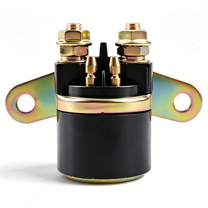 QYMOTO starter relay front view showing compact design and reliable fit