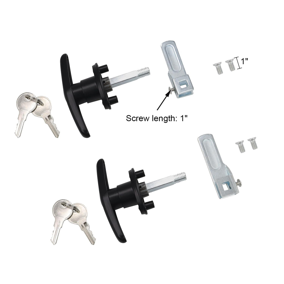 QZATTCAEN cam lock detail showing reversible cam orientation for left or right operation benefit