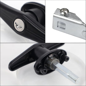 QZATTCAEN T-handle installed on a truck cap demonstrating secure fit and easy access