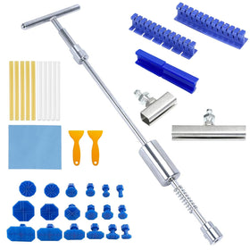 QZQUFJ front view of complete dent puller kit showing components and benefits