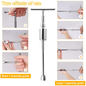 QZQUFJ plastic spatula removing cooled glue residue for clean finish