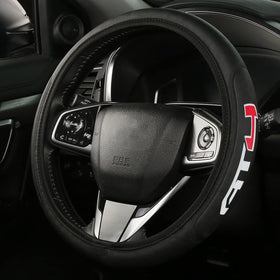 QZYAMEI installed on GMC AT4 steering wheel demonstrating improved grip and comfort