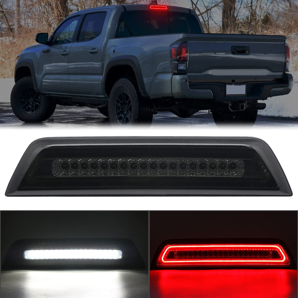 R&F Auto front view of third brake light showing clean fit and durability