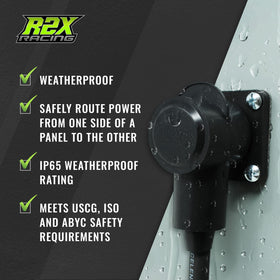 R2X Racing nickel-plated post and copper core macro for high-current transfer