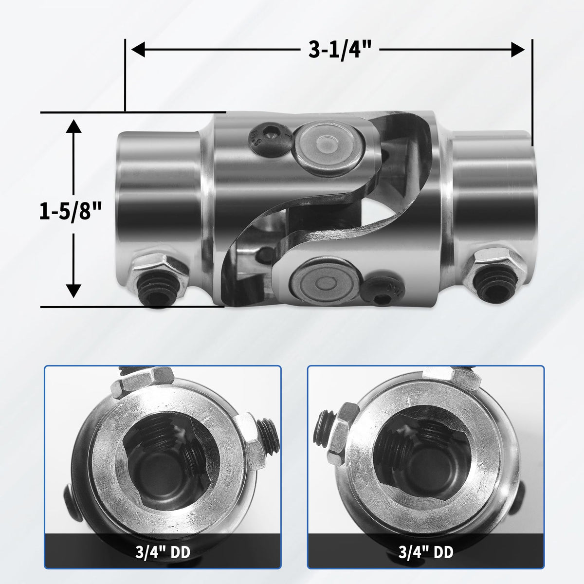 RABROPAR coupler illustrating 35° working angle for reliable articulation