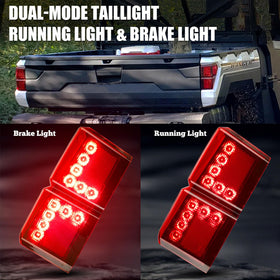 Raceast Polaris Ranger close-up LED beads detail highlighting brightness