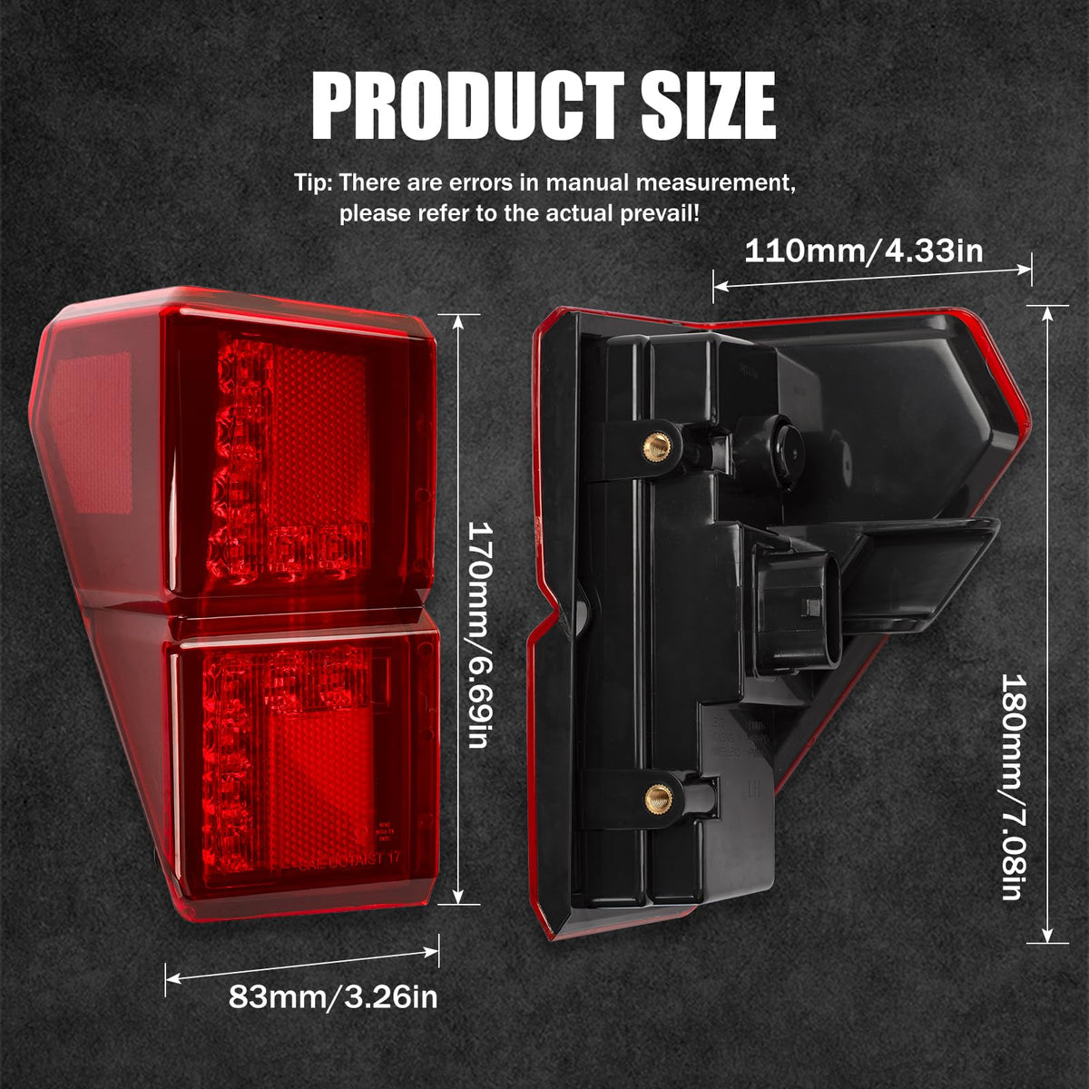 Raceast Polaris Ranger tail light on trail showing durability and visibility