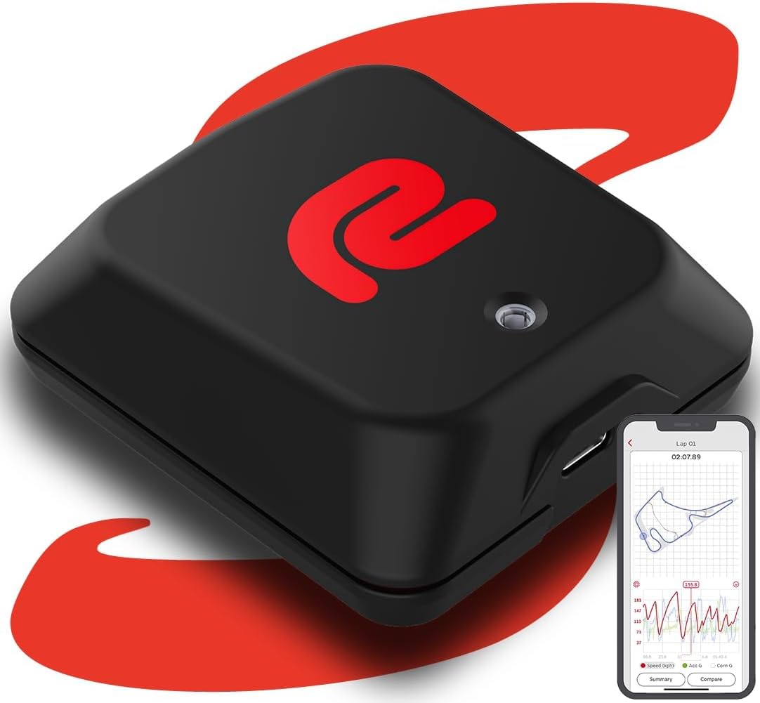 RACEBOX Mini S front view showing compact design and fast setup benefit