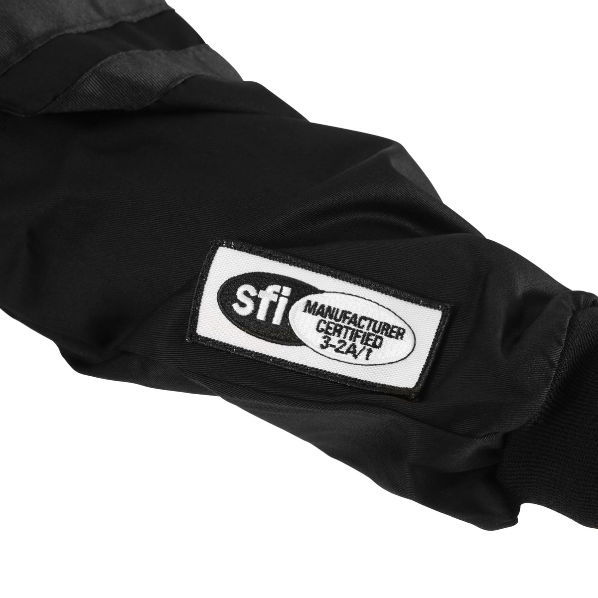 RaceQuip contrasting arm stripes and epaulet highlighting race styling