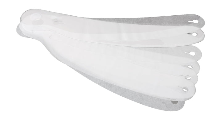 RaceQuip clear tear offs front packaging showing set of 20 and easy access
