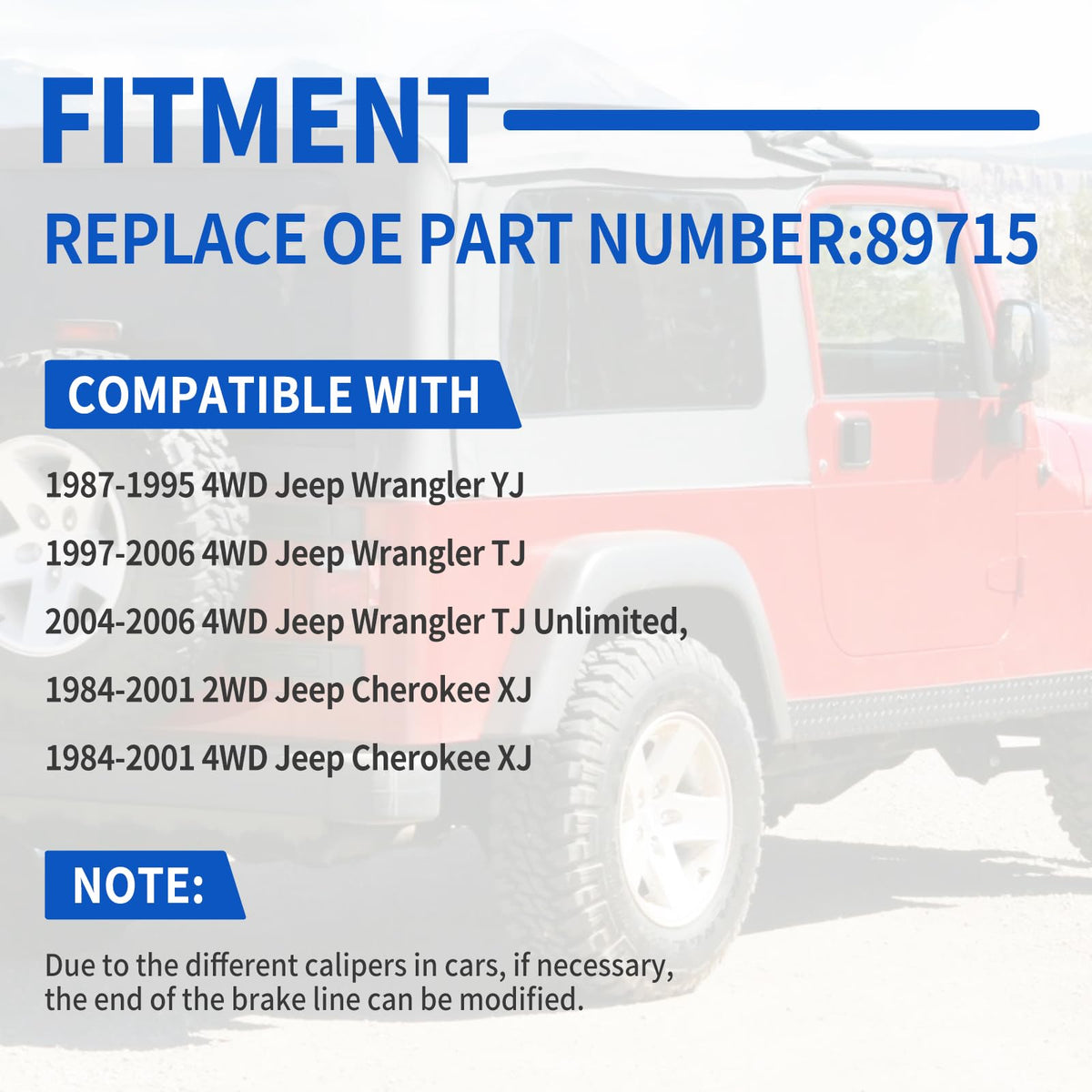 Racewill brake line routing detail near axle showing durable protection benefit