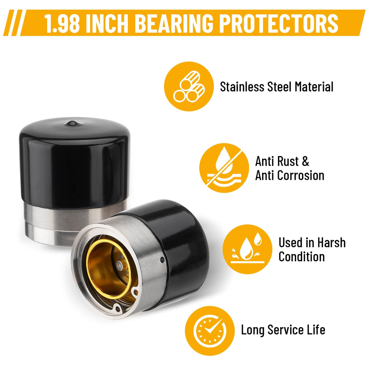 Racewill chromed stainless surface closeup highlighting corrosion-resistant finish