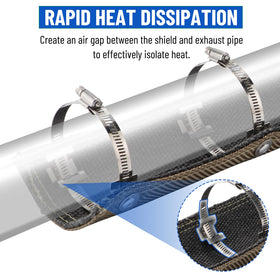Racewill clamp and upgraded rivet detail showing secure fit and vibration resistance benefit