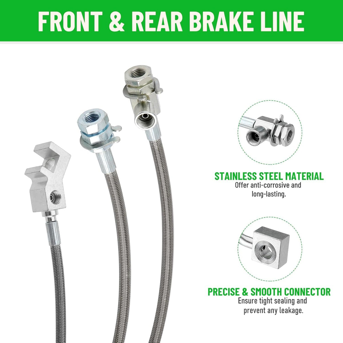 Racewill precision connector detail highlighting smooth fittings and leak-resistant connection