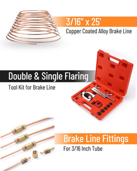 Racewill copper-coated tubing close-up highlighting corrosion resistance