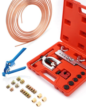 Racewill front packaging showing complete brake line kit for easy identification
