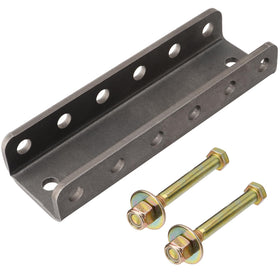 Racewill front view of channel bracket showing solid mount and benefit of stable towing