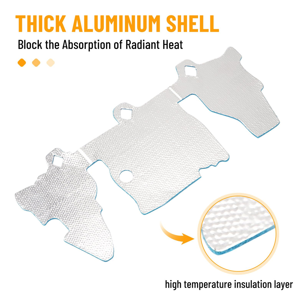 Racewill close-up of aluminum shell showing heat-reflective protective surface