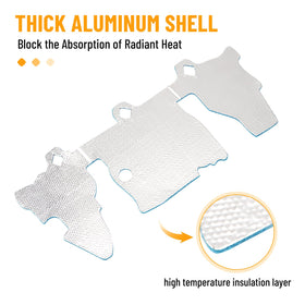 Racewill close-up of aluminum shell showing heat-reflective protective surface