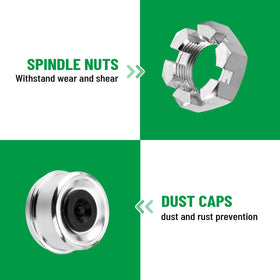 Racewill two grease seals side-by-side showing correct fit options to prevent leaks