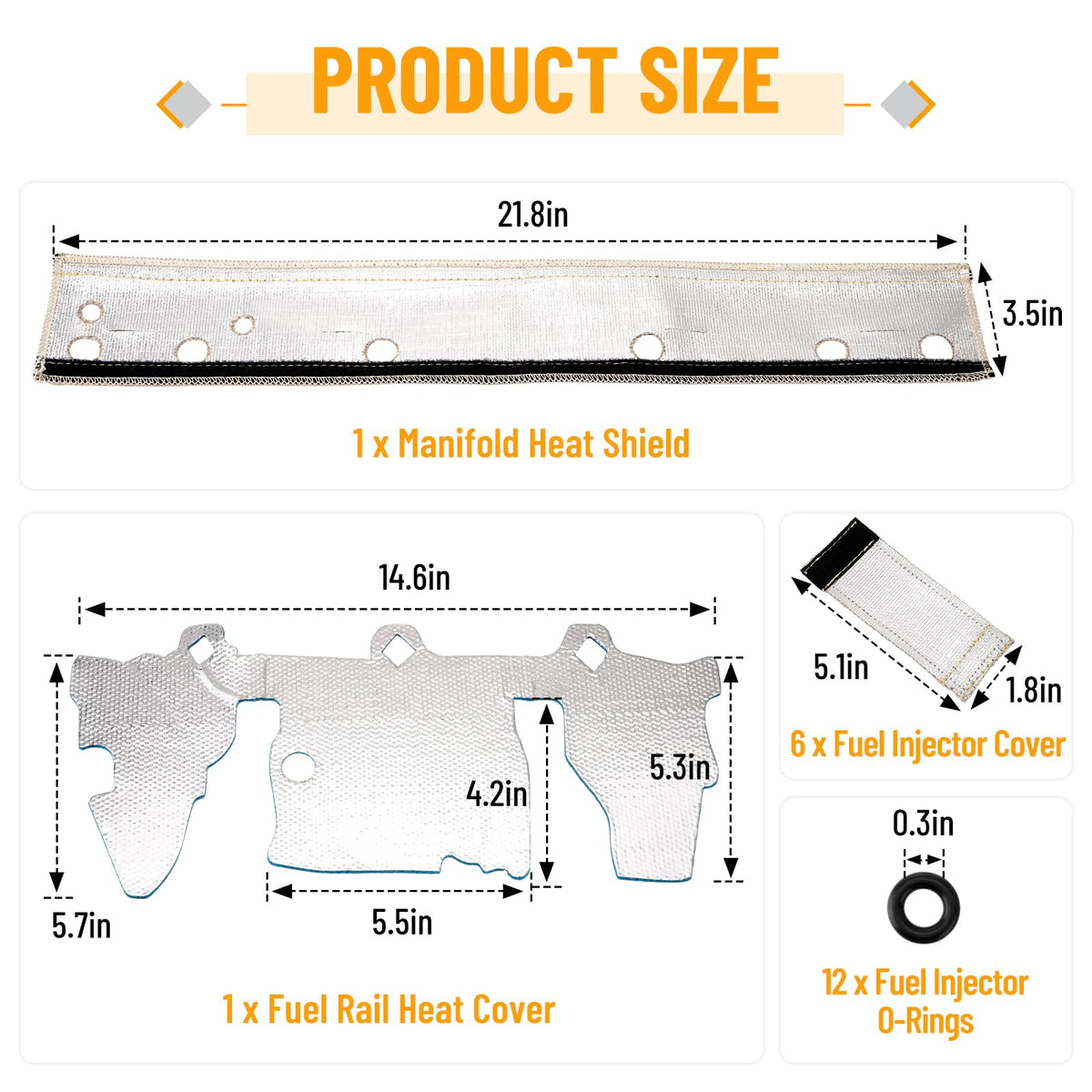 Racewill kit under hood with scale for fitment and clearance confirmation