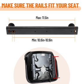 Racewill installed on go-kart bucket seat demonstrating adjustability and rider fit