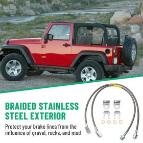 Racewill installed on Jeep front axle demonstrating secure fit and improved durability