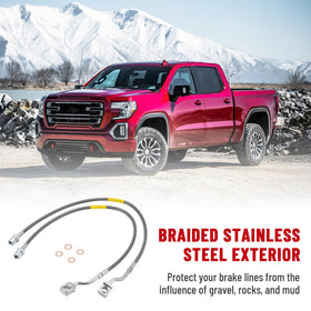 Racewill installed on lifted Silverado showing correct length and safety