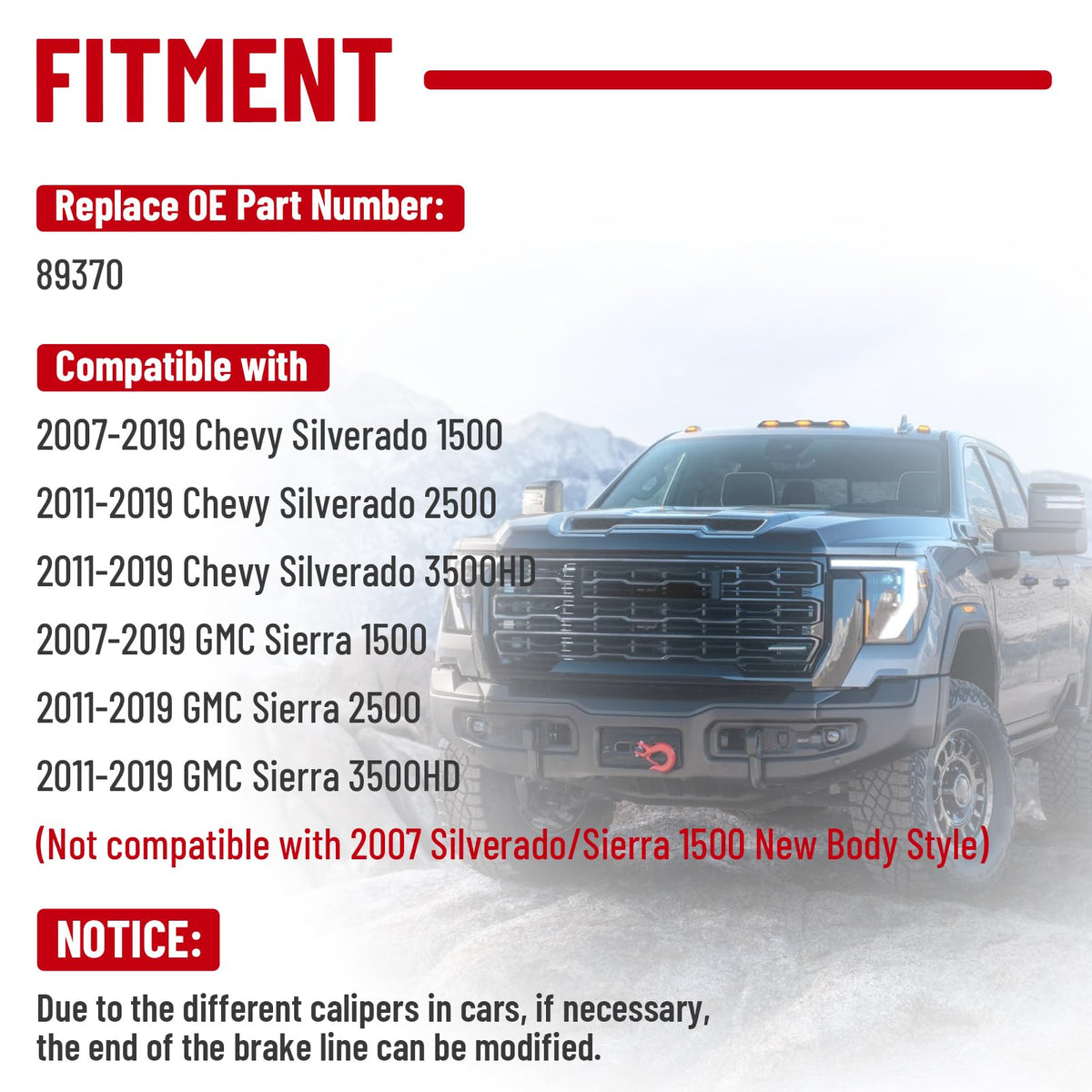 Racewill on off-road truck showing durable brakes for trail confidence
