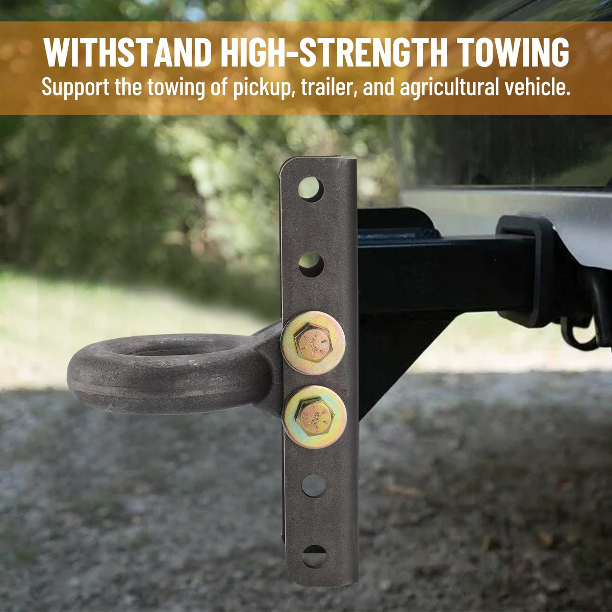 Racewill channel bracket installed on trailer assembly showing improved towing stability