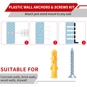 Racewill scale comparison with a jack stand illustrating correct fit